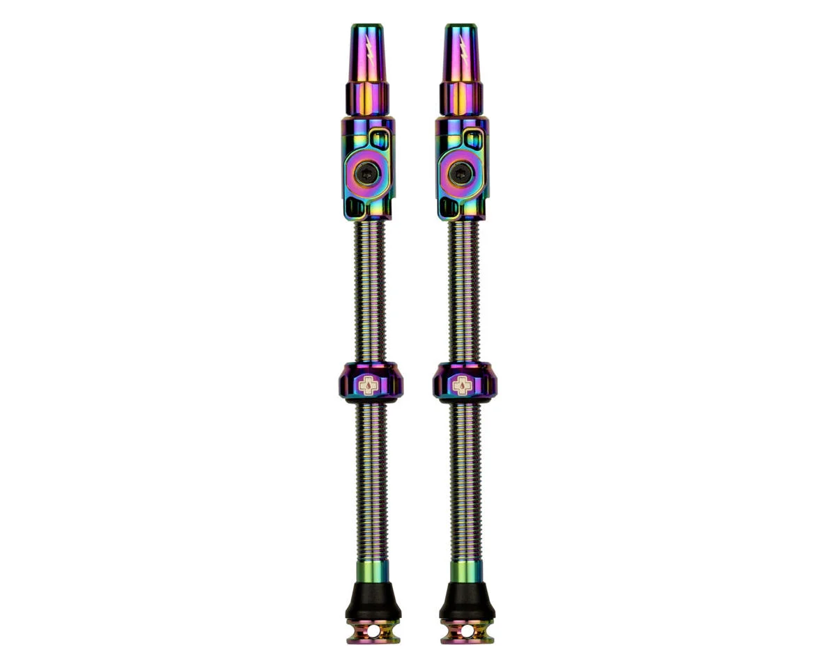 Muc-Off Big Bore Lite Tubeless Valves (Iridescent) (3X-Large) (80mm)